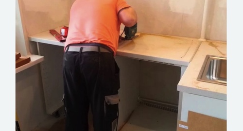 Сборка кухонного гарнитура. Анжеро-Судженск